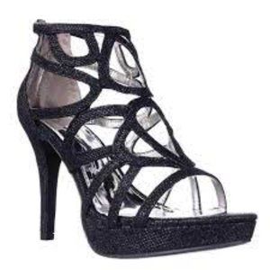 Report Rocko Caged Platform Evening Sandals